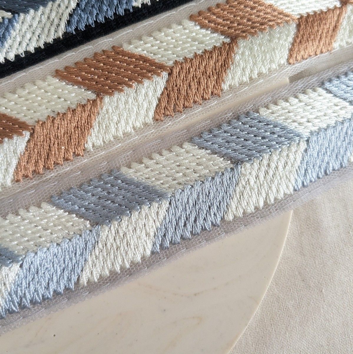 168】インド刺繍リボン 50cm×4本|PayPayフリマ
