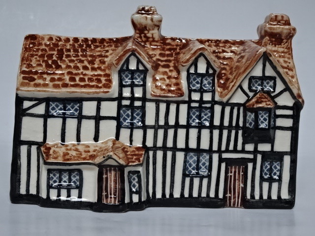 John Putnam's Heritage Houses シェイクスピアの生家　Shakespeare's Birthplace 英国製 ビンテージ　陶製伝統的建造物_画像4