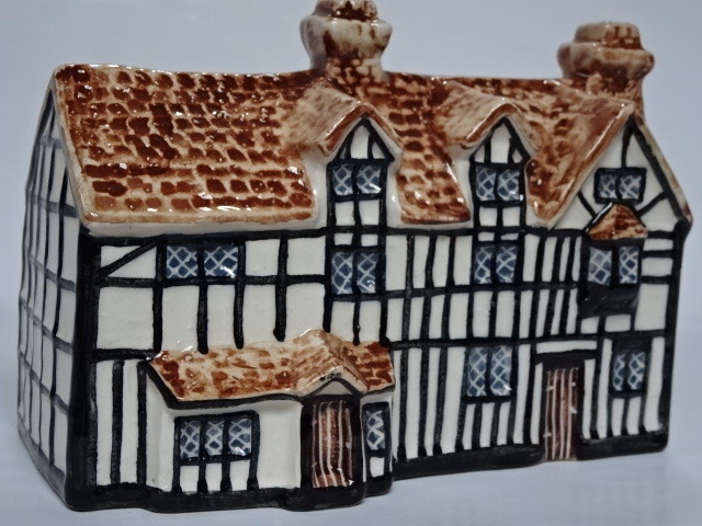 John Putnam's Heritage Houses シェイクスピアの生家　Shakespeare's Birthplace 英国製 ビンテージ　陶製伝統的建造物_画像5