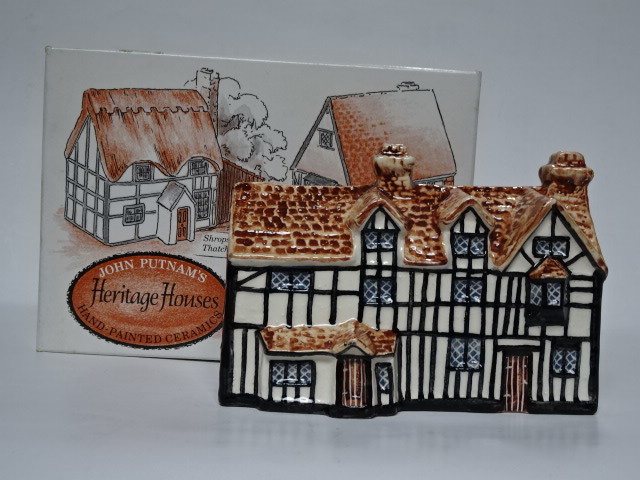 John Putnam's Heritage Houses シェイクスピアの生家　Shakespeare's Birthplace 英国製 ビンテージ　陶製伝統的建造物_画像1