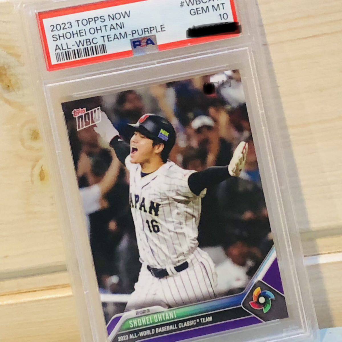 ☆PSA10☆ 25枚限定大谷翔平topps now カードWBC サムライJAPAN