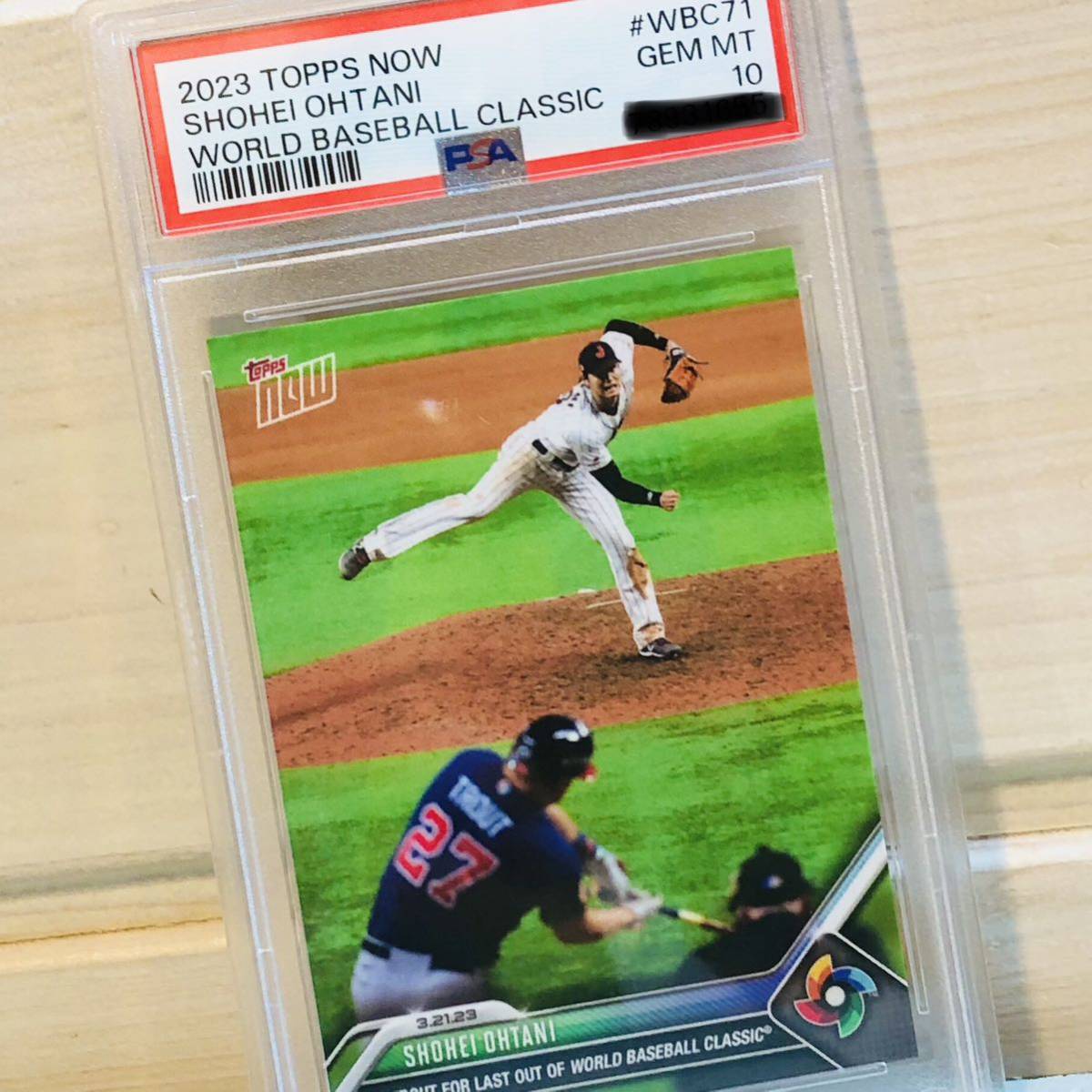 PSA10 Topps Now 侍ジャパン 大谷翔平 WBC-