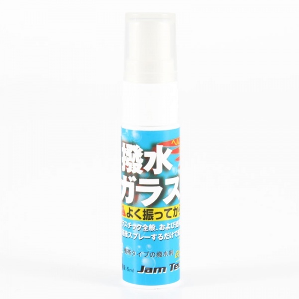 ジャムテックジャパン 撥水ガラスコートスプレー 6ml GS-01 携行タイプの撥水剤 ヘルメット シールド カウル スクリーン_画像1