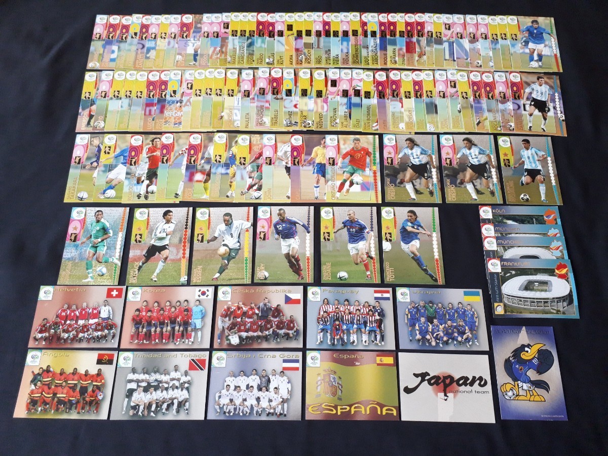 殿堂 大量まとめセット 111枚 カード サッカー 2006 GERMANY CUP WORLD FIFA PANINI 希少 RONALDO 他 CAFU RIQUELME TOTTI HENRY DROGBA ZIDANE その他 殿堂 大量まとめセット 111枚 カード サッカー 2006 GERMANY CUP WORLD FIFA PANINI 希少 RONALDO 他 CAFU RIQUELME TOTTI HENRY DROGBA ZIDANE その他