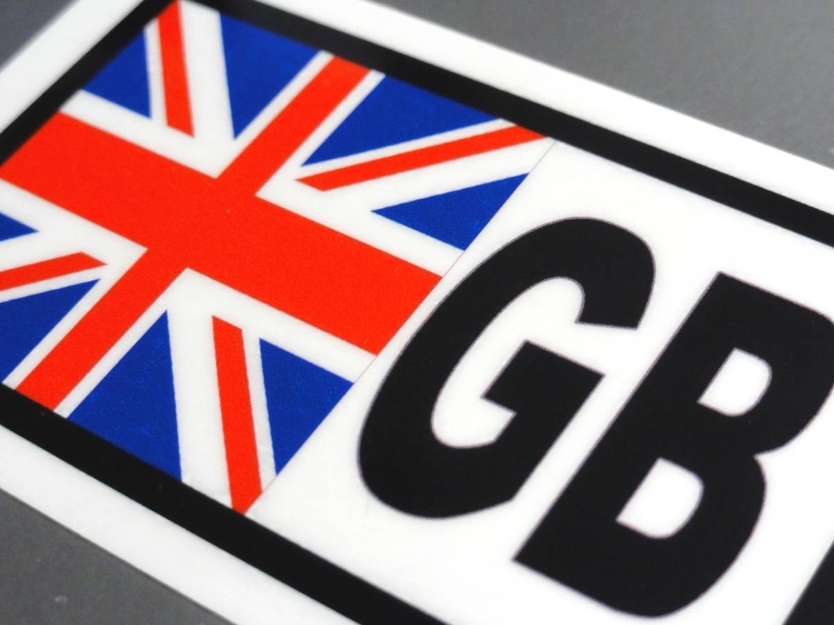 s1* England national flag GB sticker S size 2 pieces set * vehicle ID country identification Union Jack Rover Mini .! MINI original EU