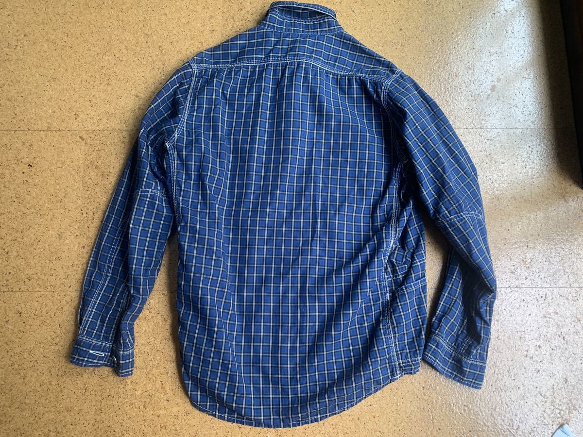 sassafras ササフラス シャツ長袖シャツ SHIRT ワークシャツ チェック