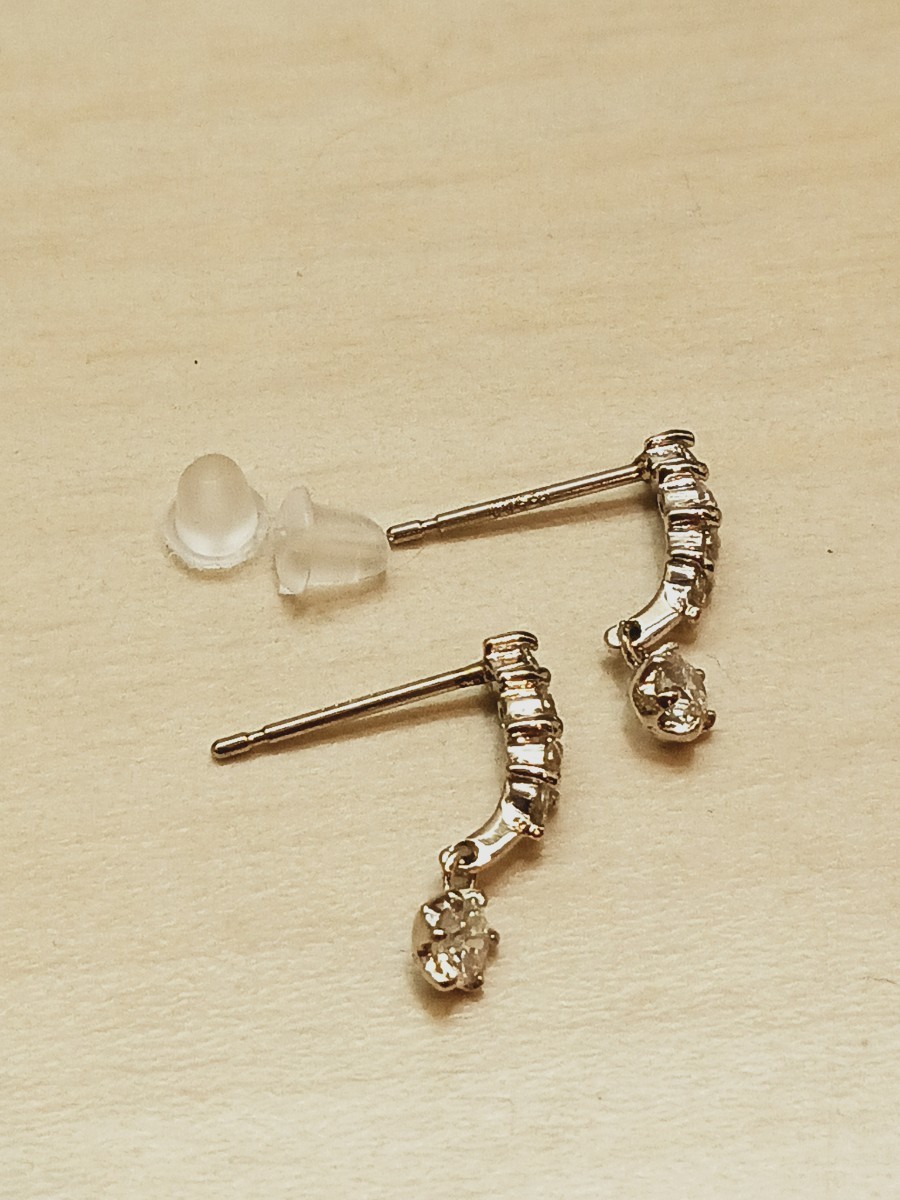Pt900☆天然ダイヤ0.40ct☆ピアス4 - branded.net.au