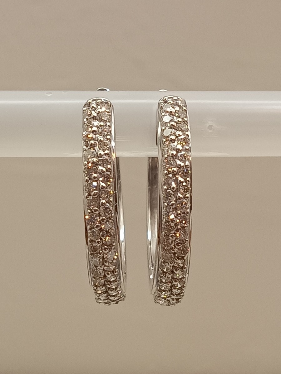 ☆K18wg☆天然ダイヤ0.50ct☆ピアス☆72 | noonanwaste.com