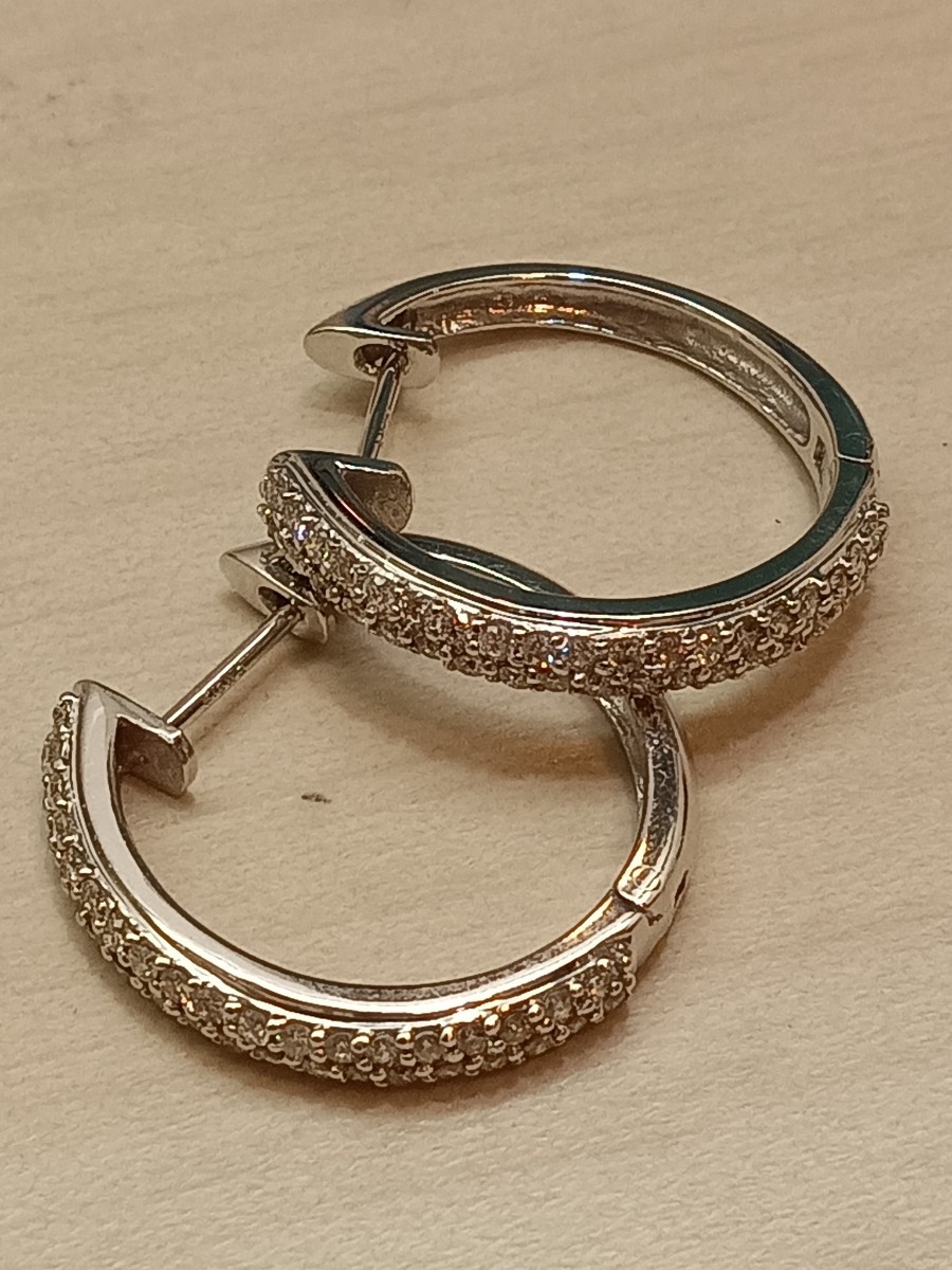 ☆K18wg☆天然ダイヤ0.50ct☆ピアス☆72 | noonanwaste.com