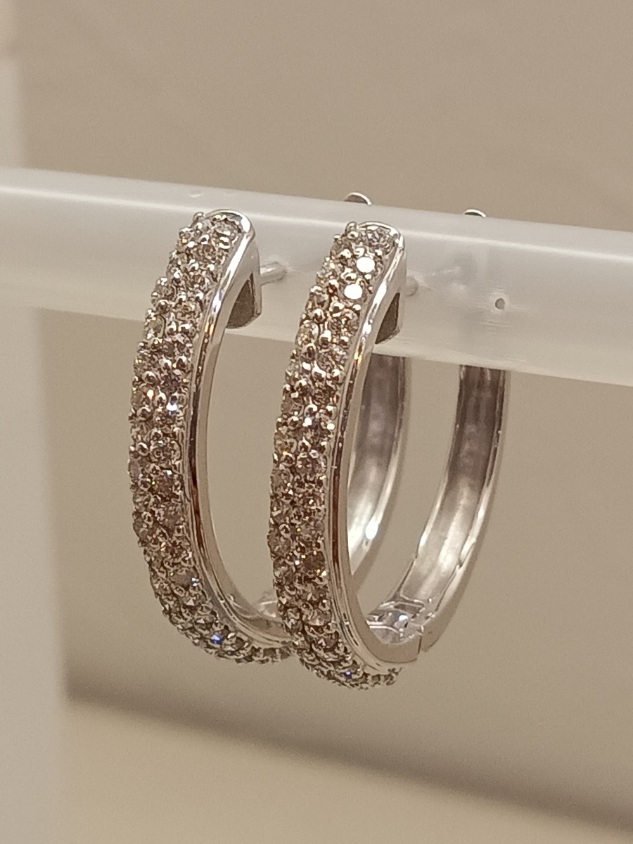 ☆K18wg☆天然ダイヤ0.50ct☆ピアス☆72 | noonanwaste.com