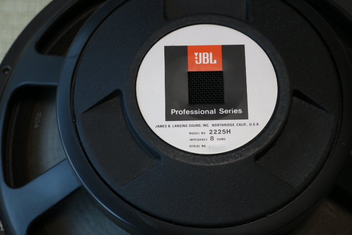 良品 JBL 希少2225H 38cm ウーファー 8Ω エッジ良好品 ペア