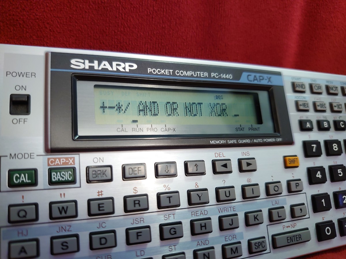 SHARP】PC-1440 ポケコン ポケットコンピュータ シャープ レトロ
