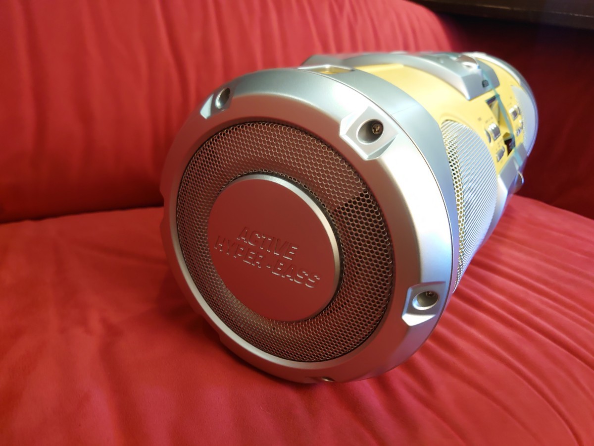 Victor】RV-X55 DRUM CAN CD PORTABLE SYSTEM CD CASSETTE PLAYER