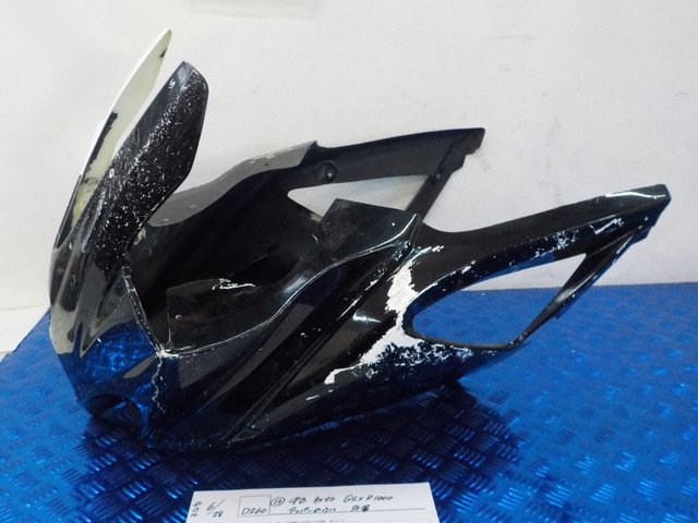 D260●〇★（12）中古　社外　GSX-R1000　アッパーカウル　外装　5-6/28（こ）★_画像1