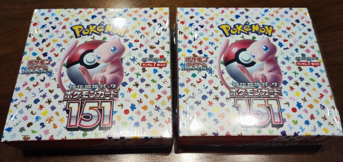 ポケモンカード 151 2 BOX シュリンク 付き まとめ売り