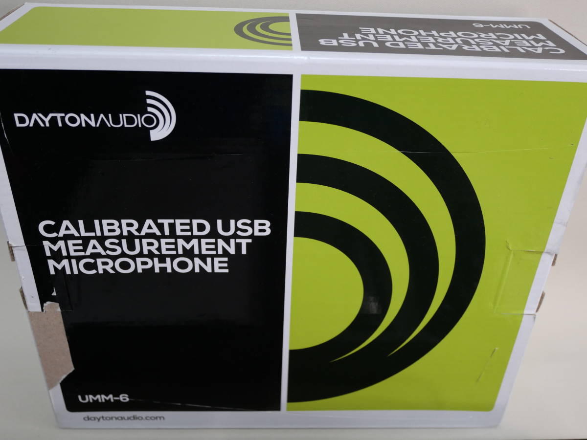 美品 Dayton Audio UMM-6 USB用コンデンサーマイク 校正データUSBメモリ付き
