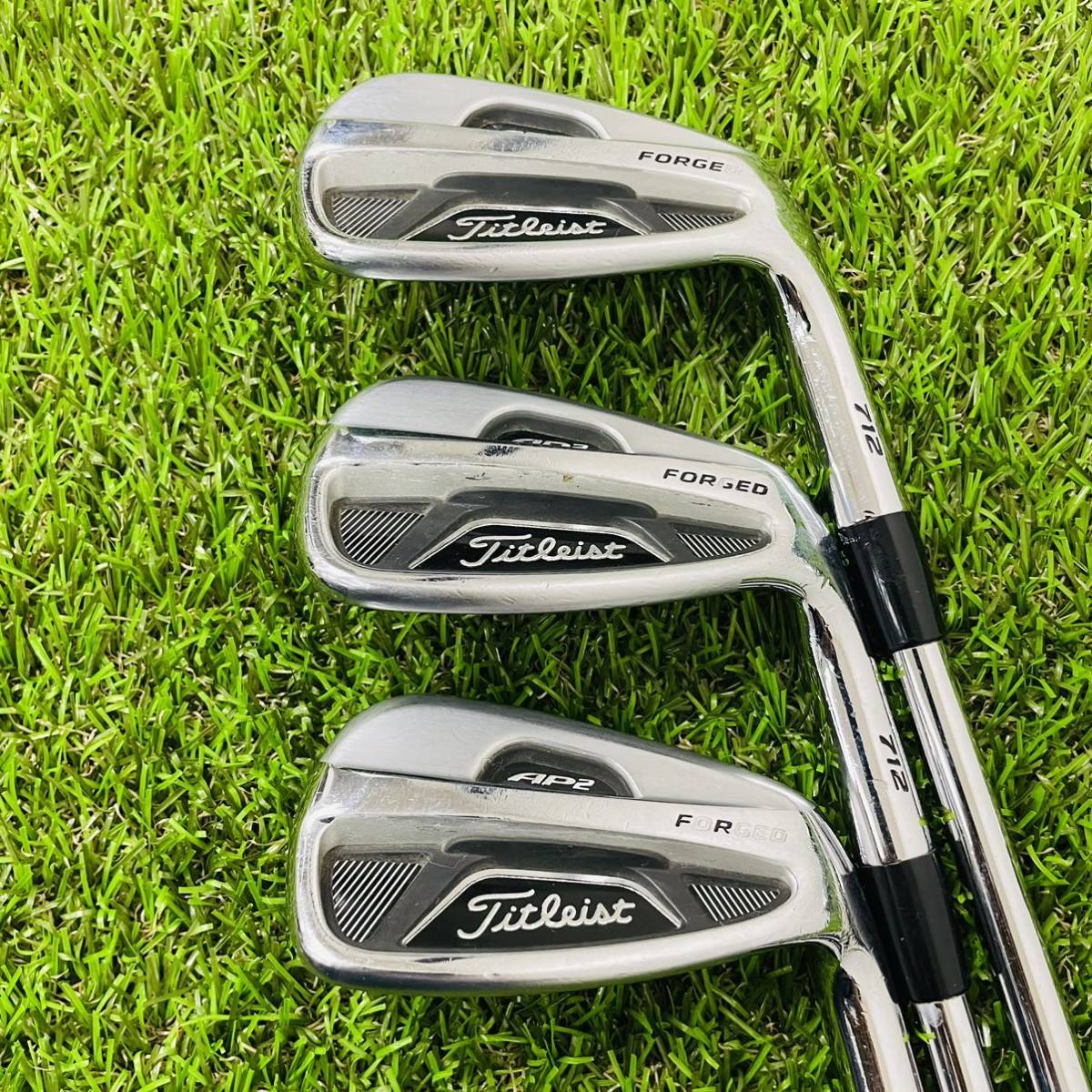 タイトリスト AP2 712 FORGED アイアンセット Dynamic Gold S200 男性用 右利き titleist 