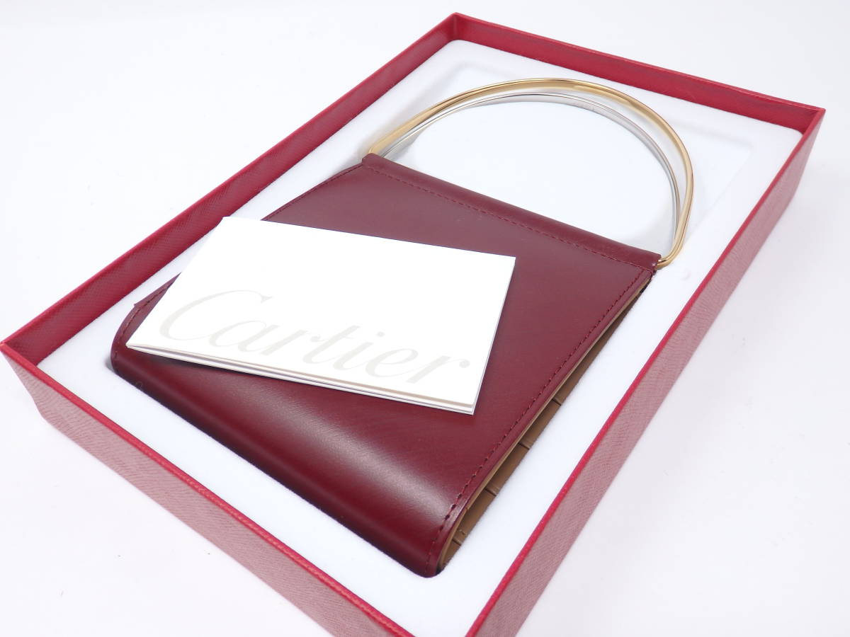 カルティエ Cartier トリニティ ハンドルウォレット 二つ折り 財布