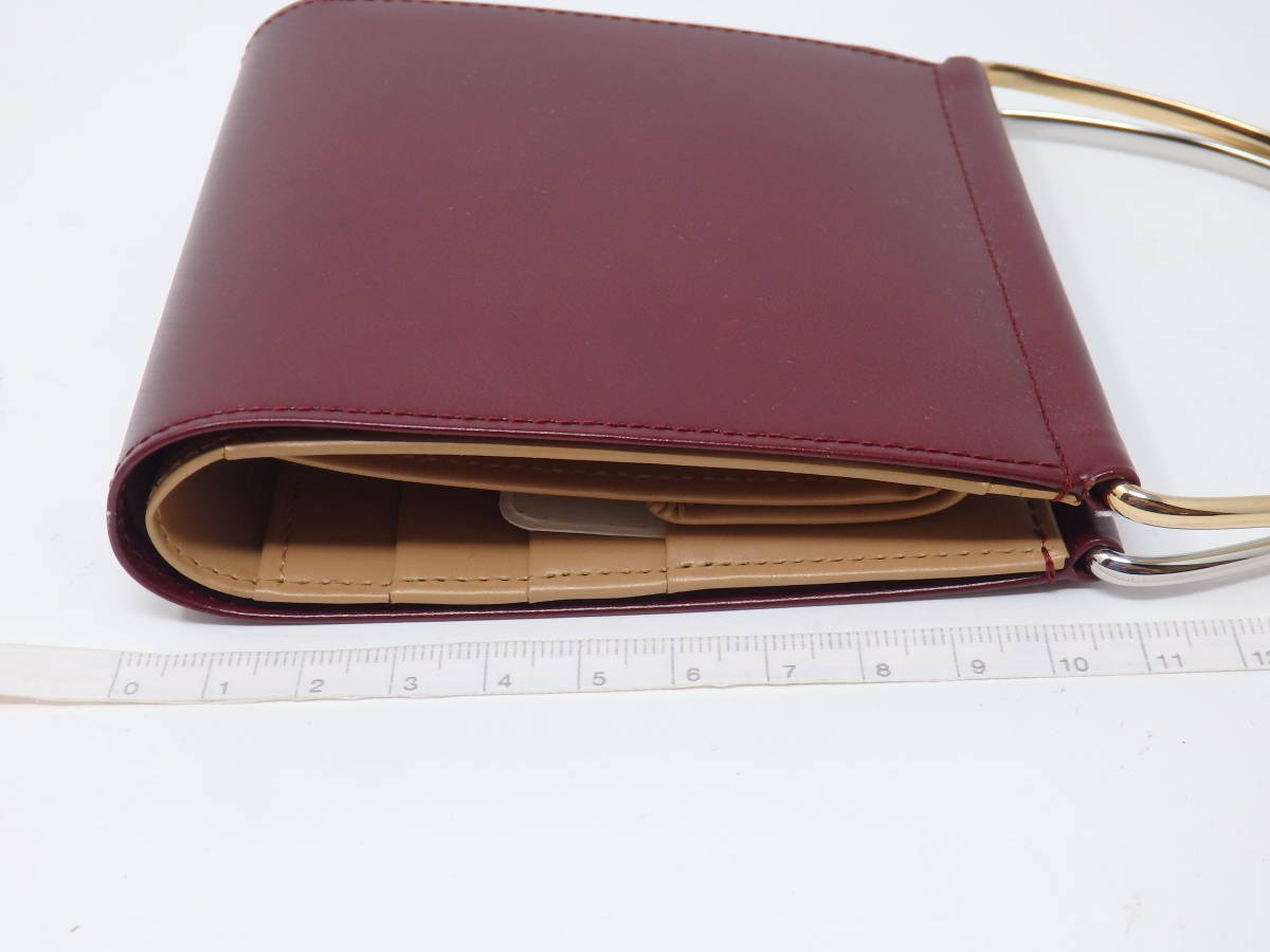カルティエ Cartier トリニティ ハンドルウォレット 二つ折り 財布