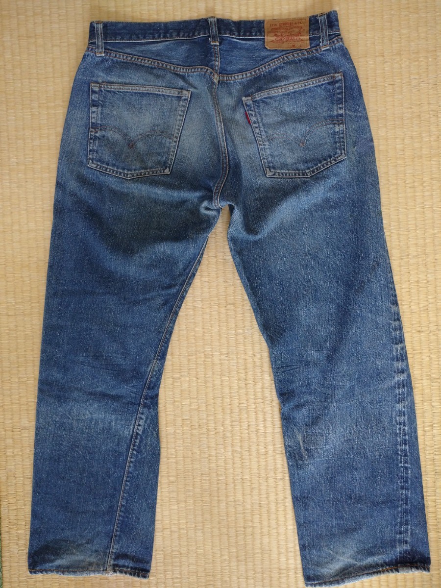 濃紺 60s LEVI'S 501 BIGE オリジナル ビンテージ 赤耳 リーバイス