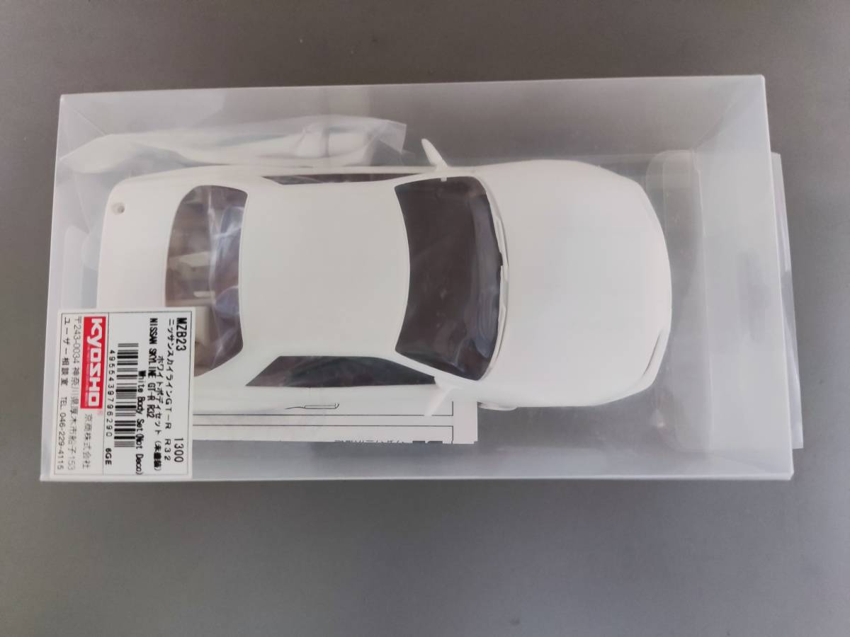 京商 ミニッツ MINI-Z ホワイトボディセット NISSAN SKYLINE GT-R R32 