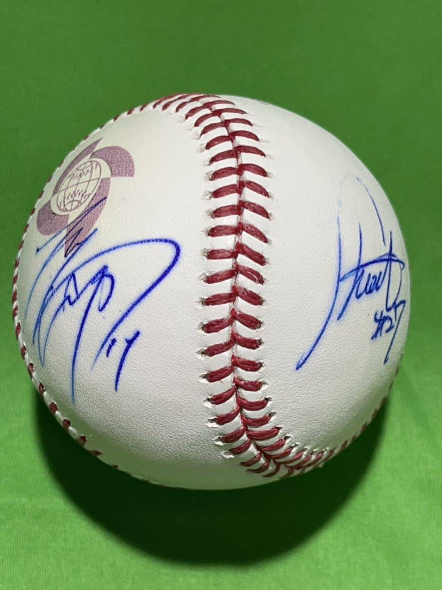 日本ハムファイターズ 大谷翔平 大野奨太 W直筆サイン入り ボール
