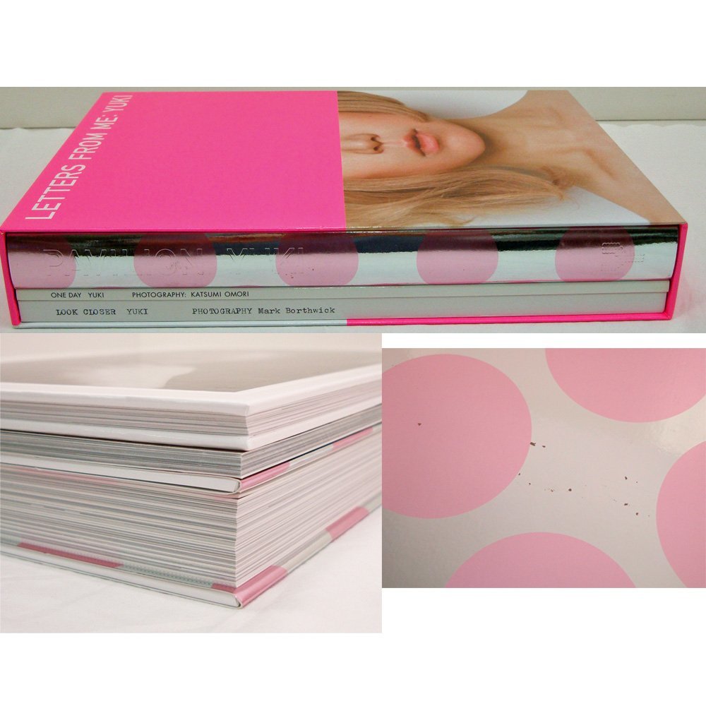 中古】YUKI LETTERS FROM ME 15周年限定 写真集3冊セット 完全数量限定