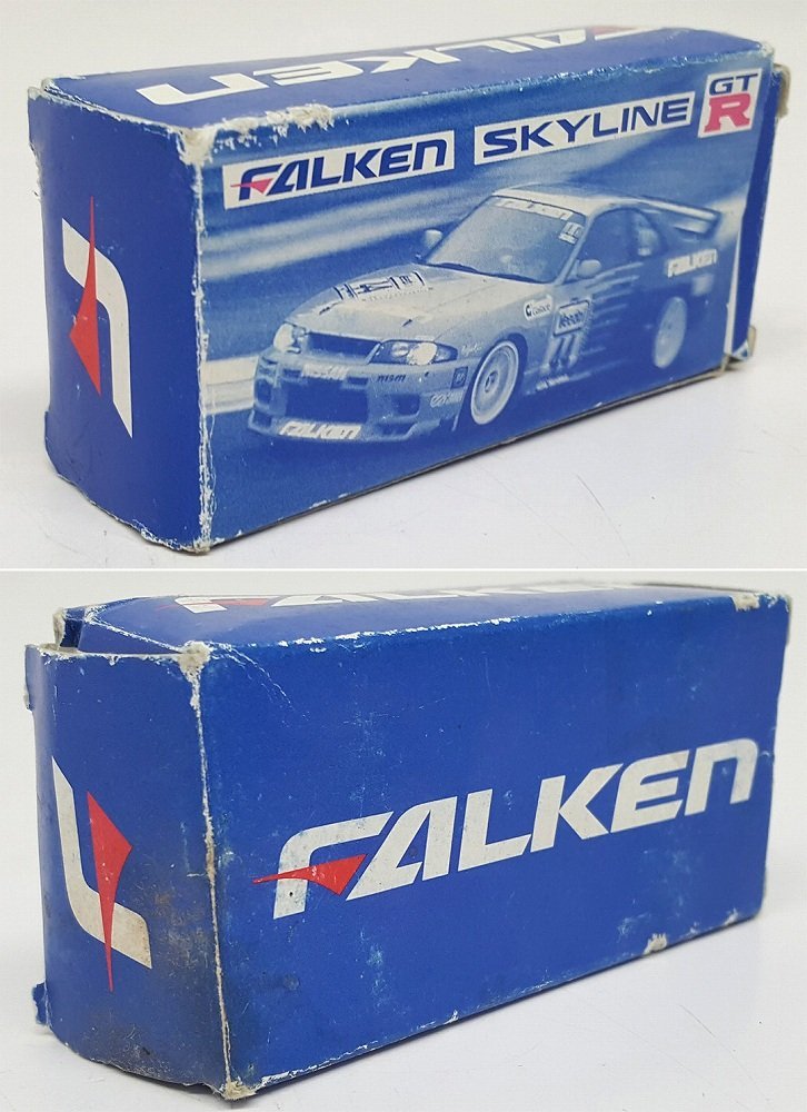 【非売品】FALKEN SKYLINE スカイライン GT-R R33 ミニカー ☆【中古】TOMICA トミカ FALKEN ファルケン NISSAN SKYLINE
