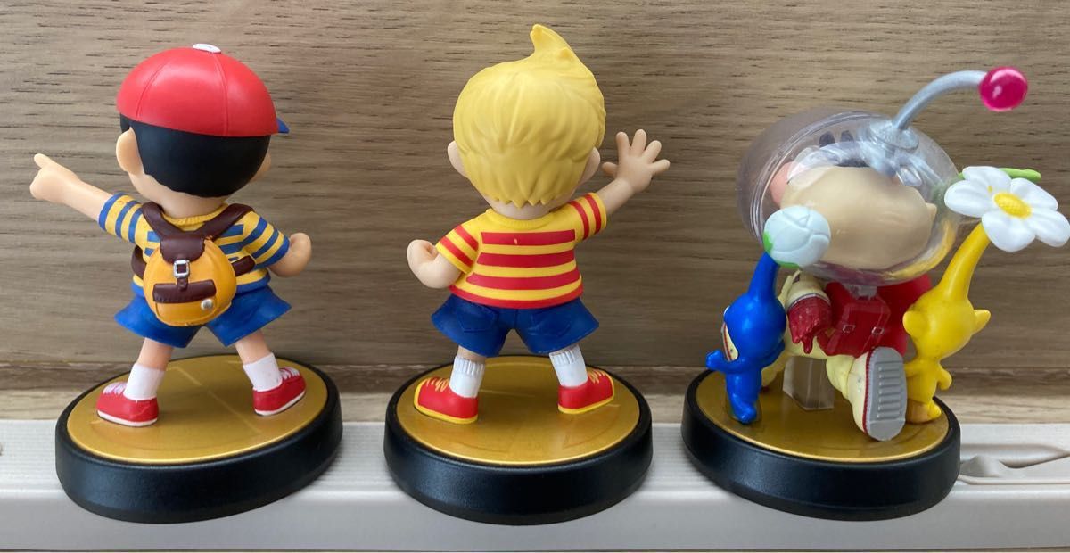 アミーボ　amiibo アミーボ　オリマー&ピクミン　ネス　リュカ　中古3体セット　大乱闘スマッシュブラザーズ　あみーぼ