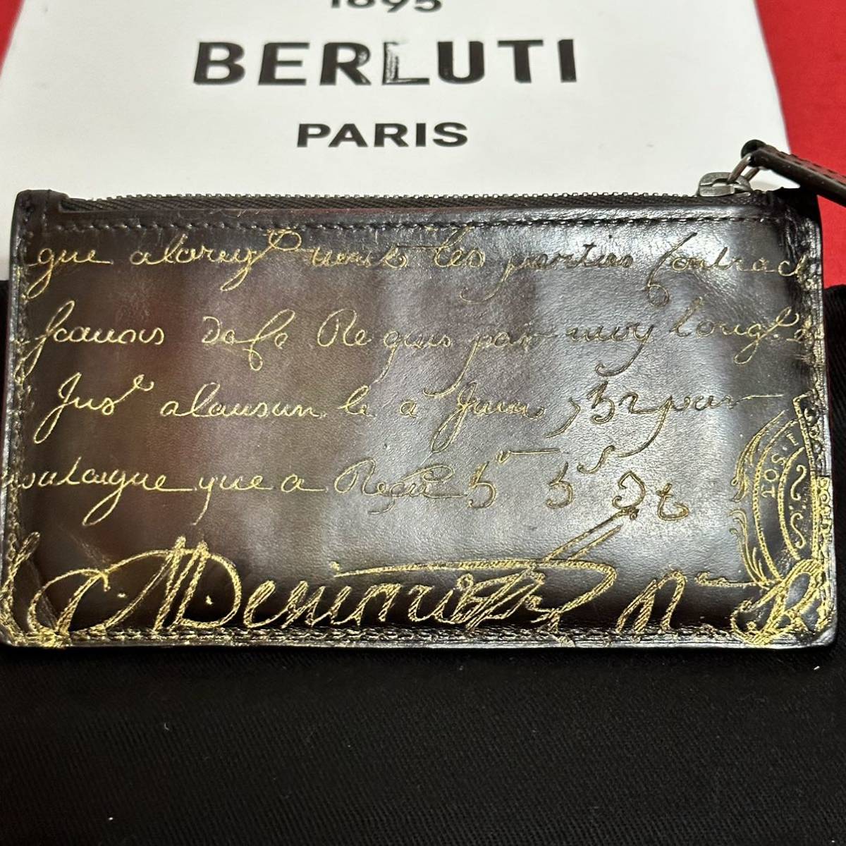 訳あり BERLUTI ベルルッティ コアマキシ フラグメントケース コイン