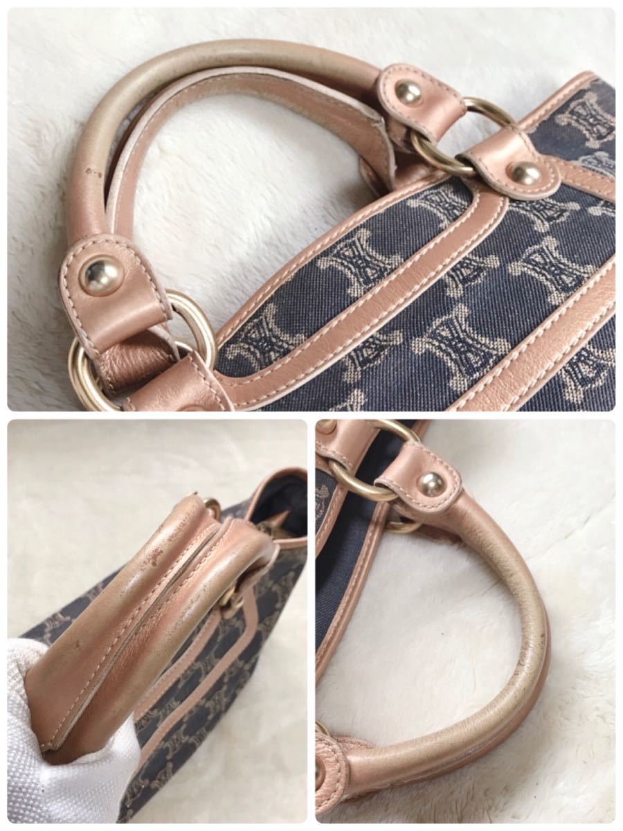 CELINE セリーヌ マカダム デニムバッグ ブギーバッグ CELINE セリーヌ マカダム デニムバッグ ブギーバッグ