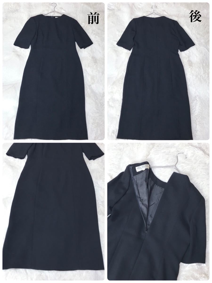 美品 GIVENCHY アンサンブル ワンピース ジャケット ブラックフォーマル ジバンシィ 冠婚葬祭 黒