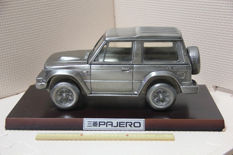  made of metal Mitsubishi Pajero ornament search PAJERO V6 WAGON first generation? ashtray case cigarette case Mitsubishi automobile minicar miniature goods SUV