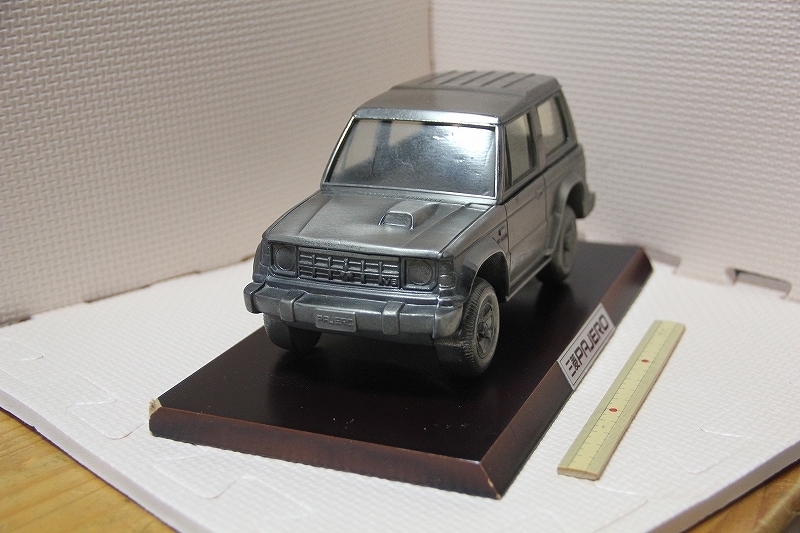  made of metal Mitsubishi Pajero ornament search PAJERO V6 WAGON first generation? ashtray case cigarette case Mitsubishi automobile minicar miniature goods SUV