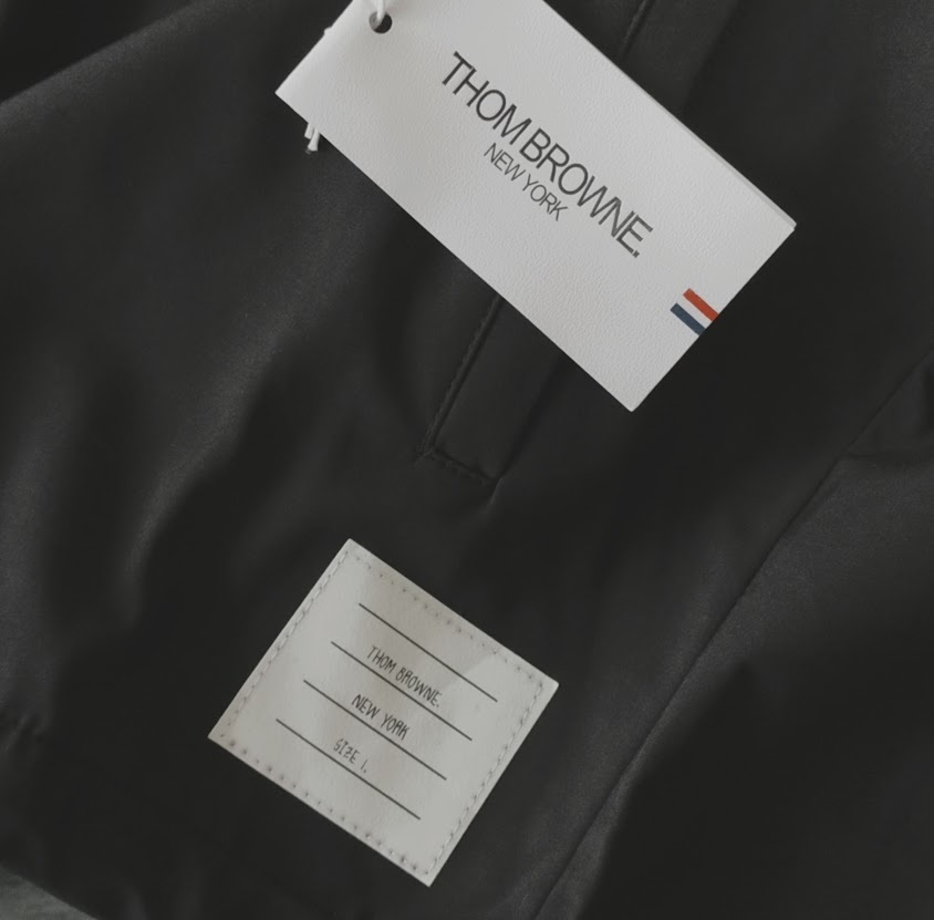 made in ITALY 撥水加工THOM BROWNE トムブラウン レーザーカット