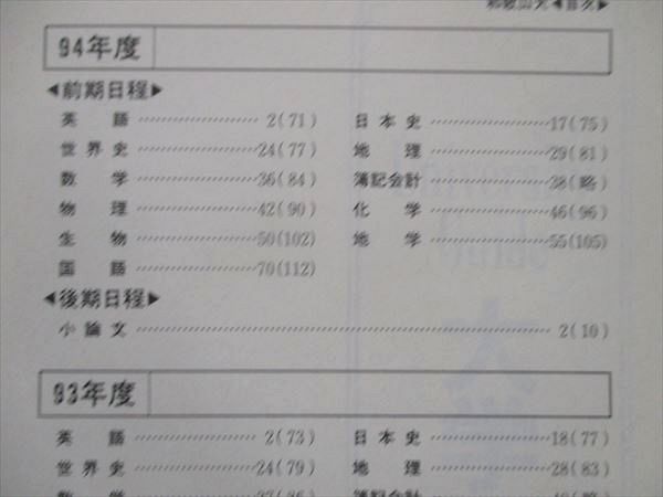 UO16-049 教学社 大学入試シリーズ 和歌山大学 最近3ヵ年 赤本 1995 20m1D_画像3