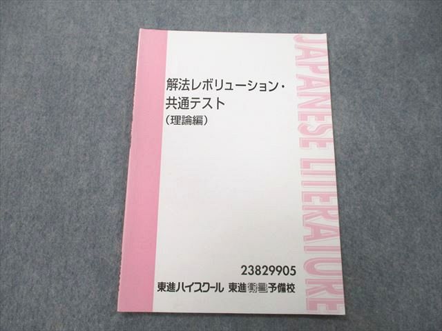 UO26-036 東進 解法レボリューション・共通テスト(理論編) テキスト 状態良 2022 02s0B_画像1