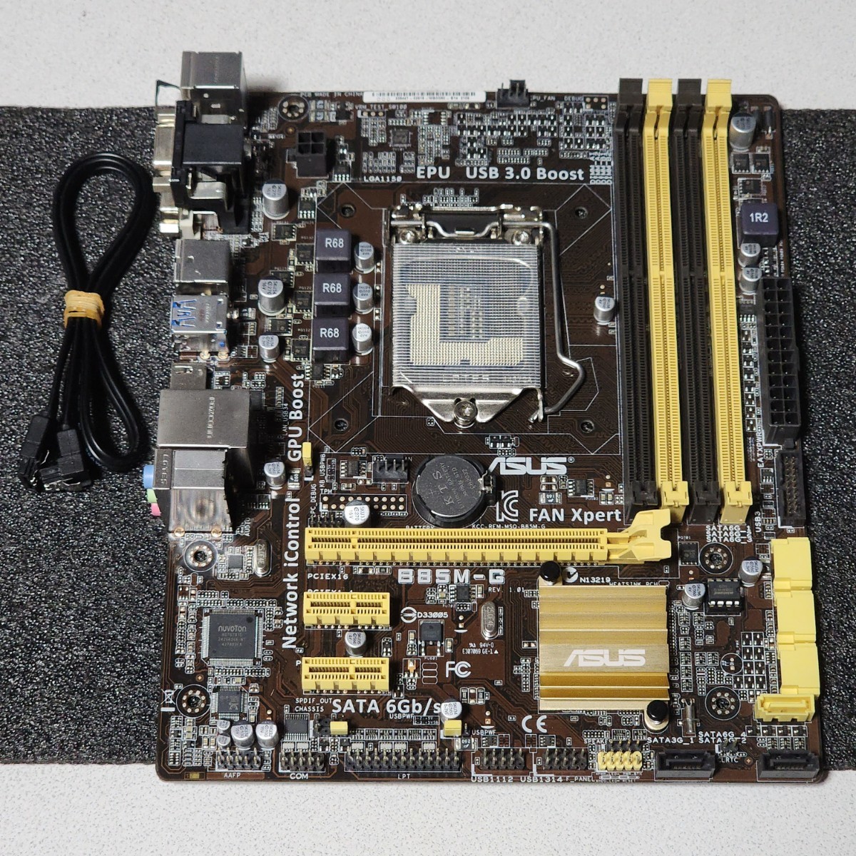 ASUS B85M-G LGA1150 MicroATXマザーボード第4世代CPU対応最新Bios