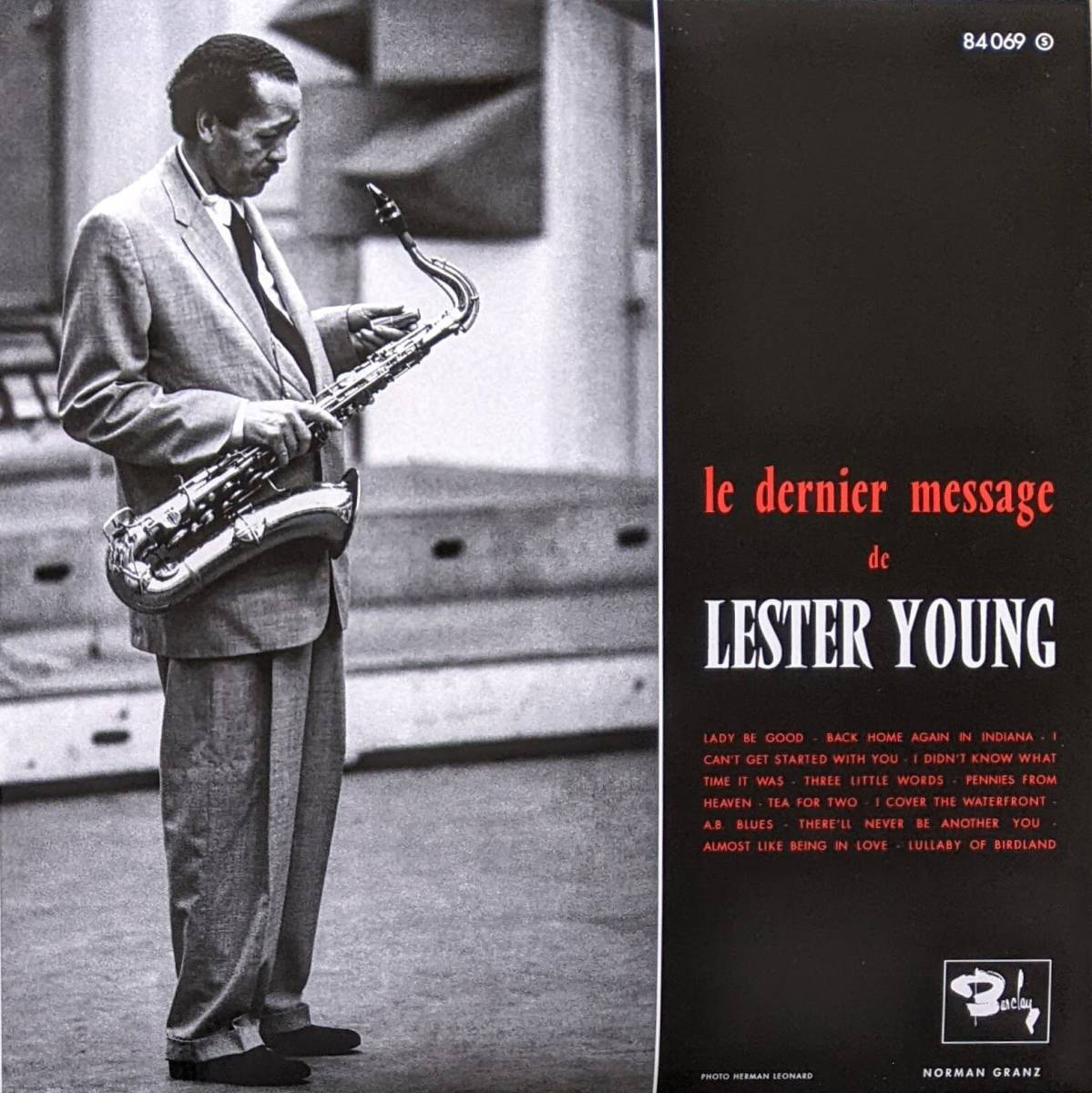 Lester Young レスター・ヤング - Le Dernier Message De Lester Young 限定リマスター再発アナログ・レコード_画像1