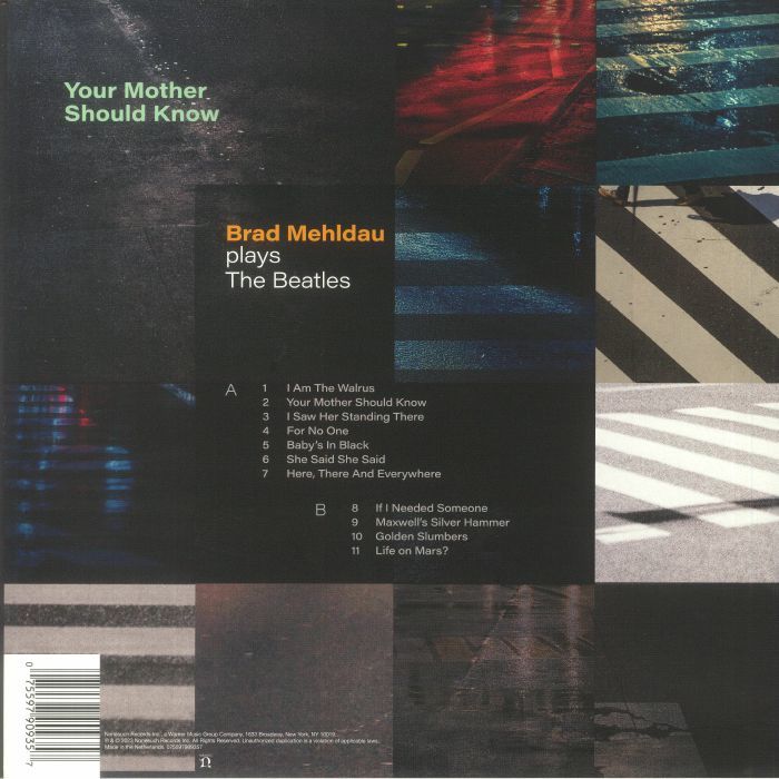 Brad Mehldau ブラッド・メルドー - Your Mother Should Know: Brad Mehldau Plays The Beatles 限定アナログ・レコード