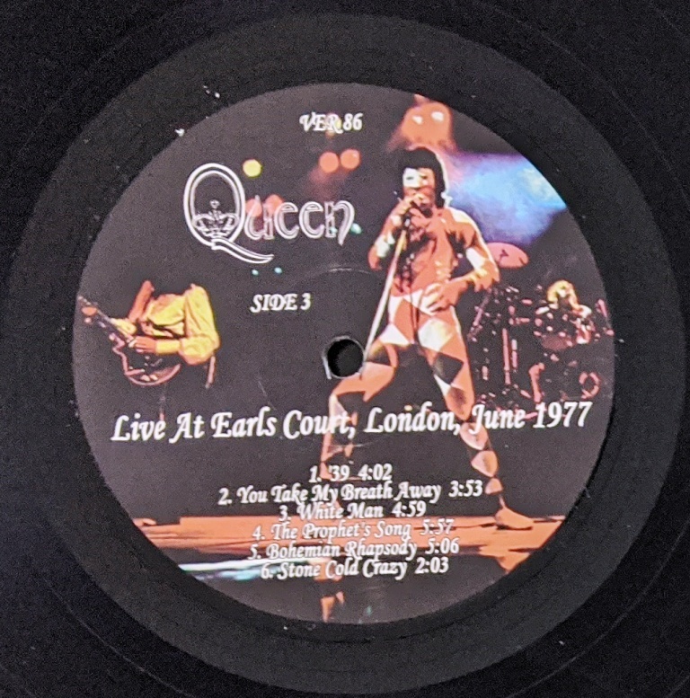 Queen クイーン - Live At Earls Court, London, June 1977 限定二枚組アナログ・レコード