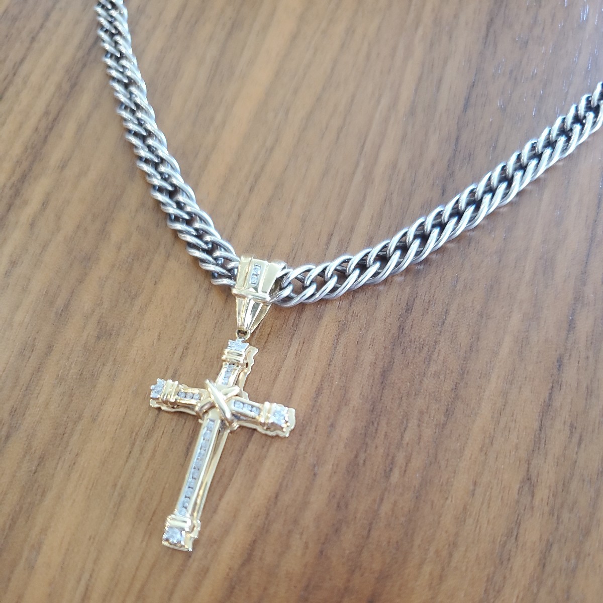 14k ダイヤモンドクロス / ペンダント ヘッド ゴールド 14k ダイヤモンドクロス / ペンダント ヘッド ゴールド