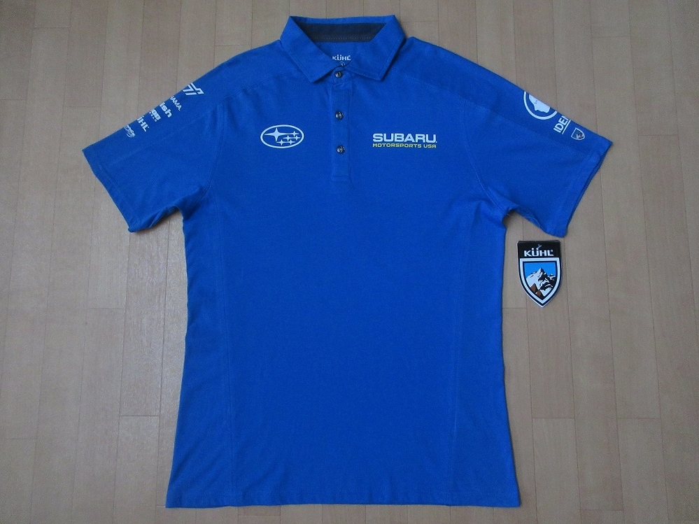 Subaru Motorsports USA 2019 year KUHL Wayfarer polo-shirt S Subaru Motor Sport STI world Rally team 555 Impreza Legacy 