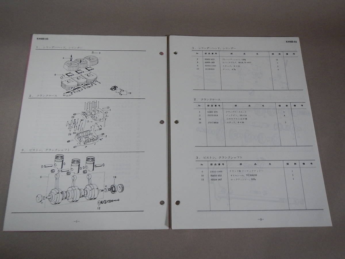 KH400-A5 パーツリスト 補足編 原本 №15706230_画像5