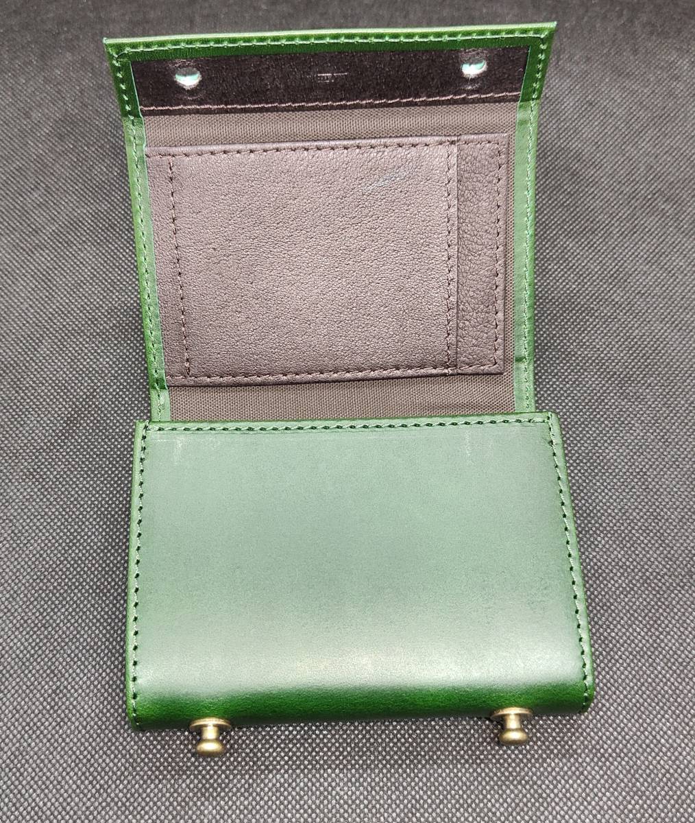 m+ millefoglie-ⅡP25 グリーン × チョコ 新品未使用 エムピウ m+ millefoglie-ⅡP25 グリーン × チョコ 新品未使用 エムピウ
