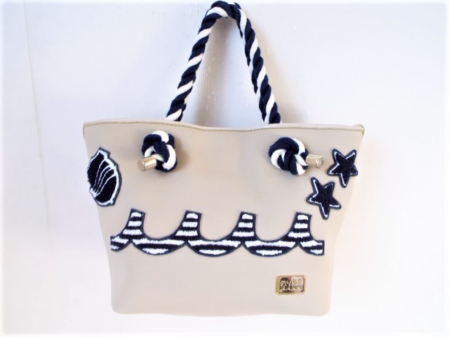 ☆超美品☆muta MARINE ムータマリン / ロゴマーク ミニトートバッグ