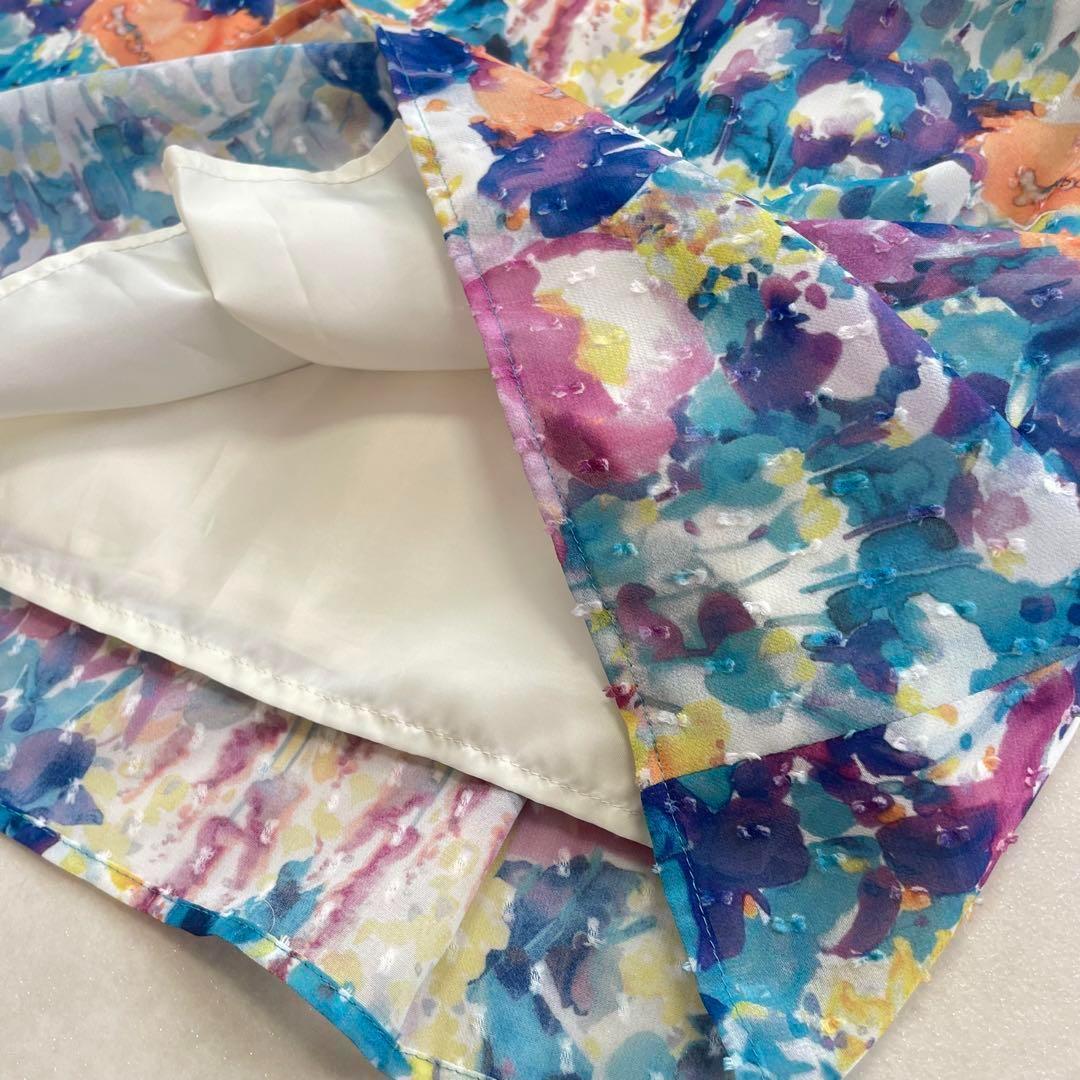 洗える TOCCA 水彩画 フレア ひざ丈 ワンピース 0|PayPayフリマ