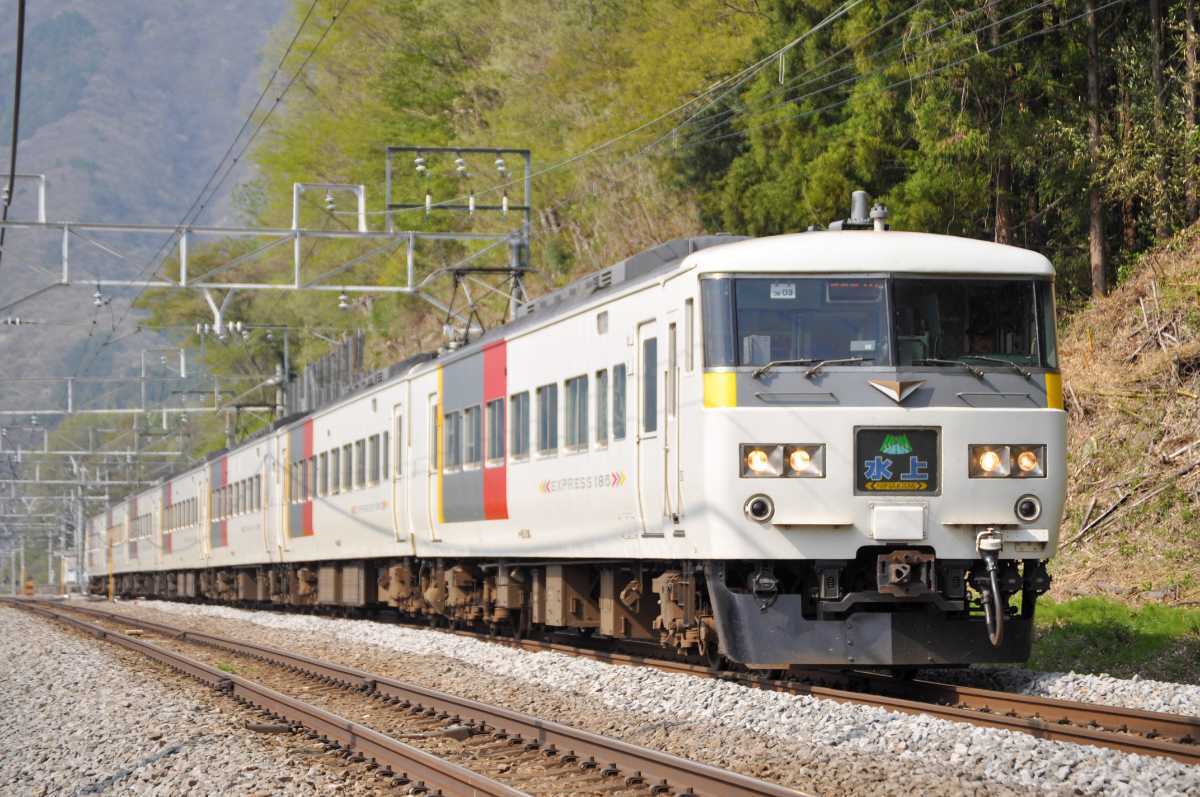 鉄道 デジ 写真 画像 185系 特急水上 上越線 1_画像1