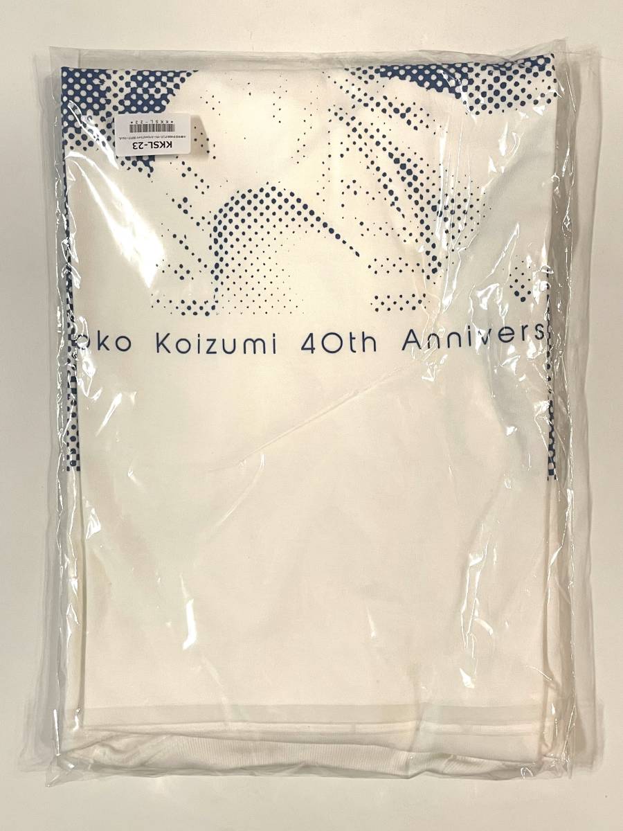  free shipping / new goods unopened / L size / Koizumi Kyoko 40th Anniversary special / T-shirt / DOT VERSION 