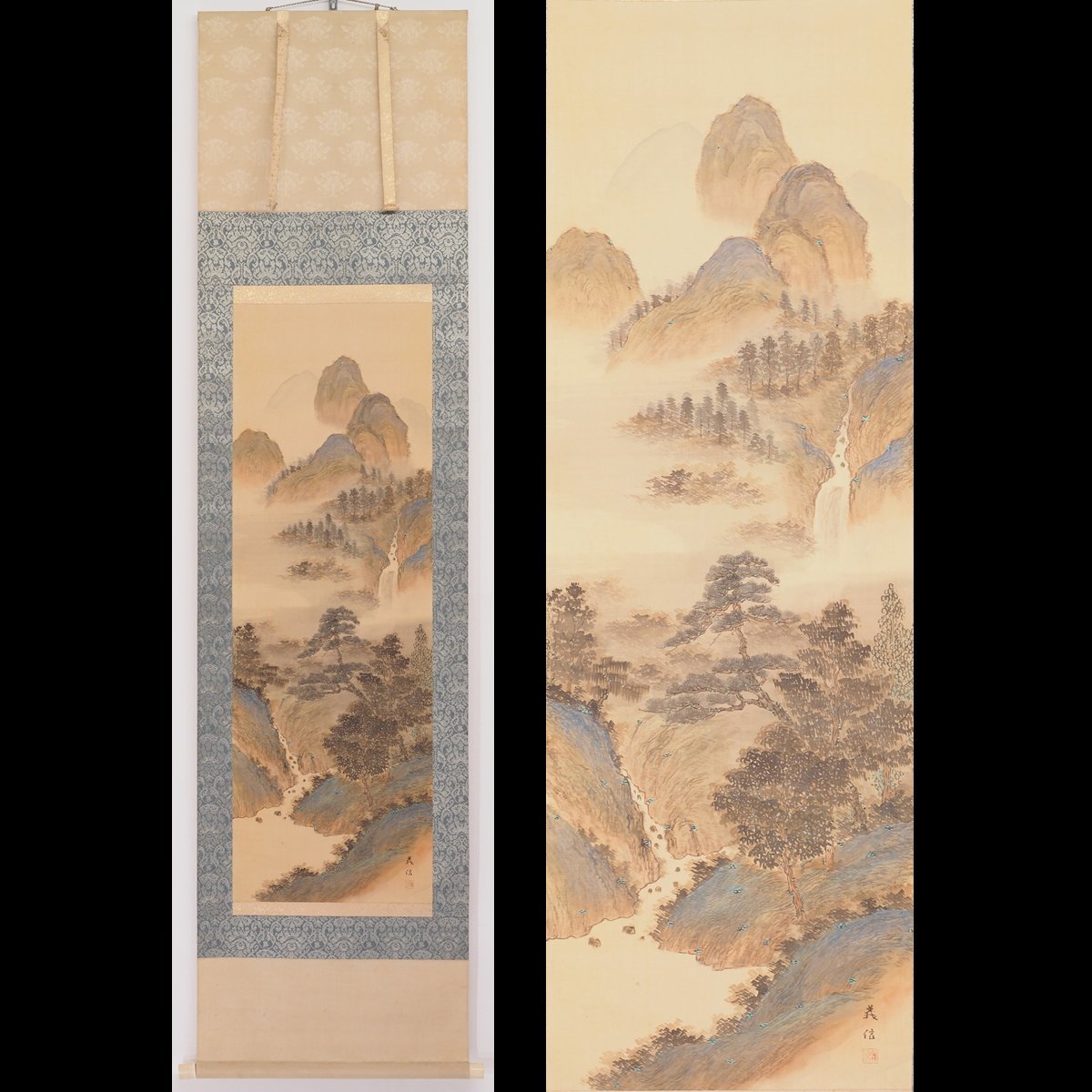 南 義信「山池」日本画 :1547:ギャラリー風のたより !店 - 通販